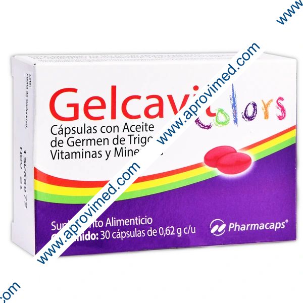 GELCAVIT Colors c/30 CAPS. 0.62 G.