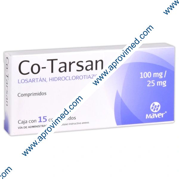 CO-TARSAN c/15 COMPS. 100/25 MG.