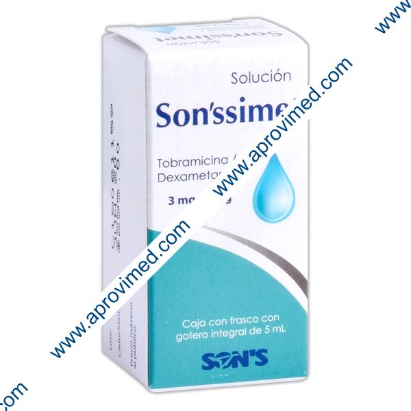 SON´SSIMET SOL. Oftálmica Fco. Gotero 5 ML. 3-1 MG/1 ML.