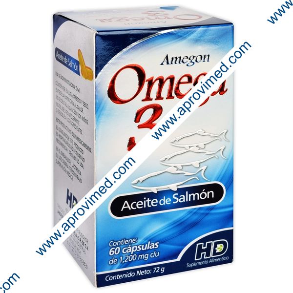 AMEGON OMEGA 3 c/60 CAPS. 1200 MG.