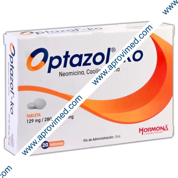 OPTAZOL-KO c/20 TABS. 129/280/30 MG.