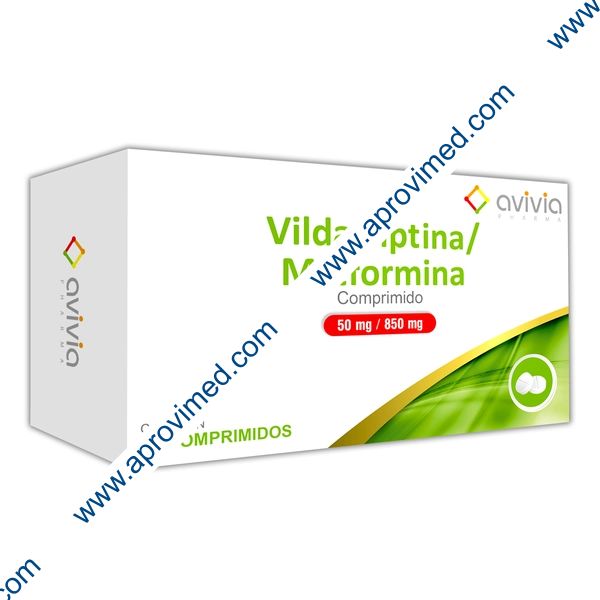 VILDAGLIPTINA/METFORMINA (Avivia) c/30 COMPS. 50/850 MG.