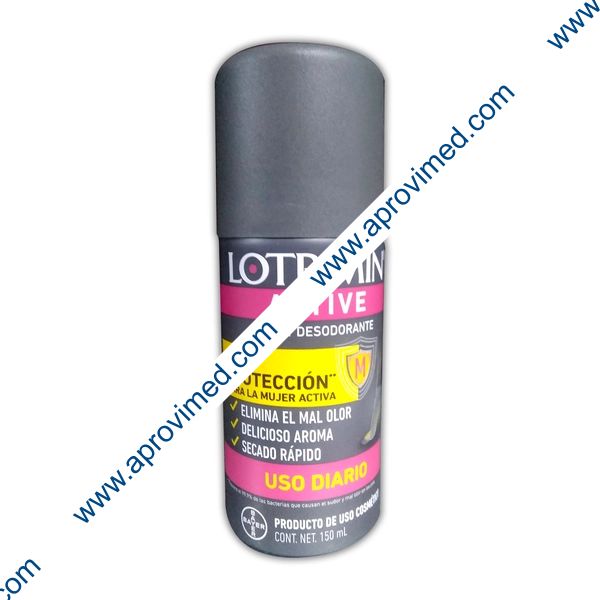 LOTRIMIN ACTIVE SPRAY DESODORANTE Para Pies Fco. 150 ML.