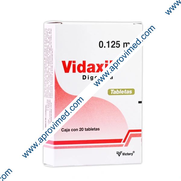 VIDAXIL c/ 20 TABS. 0.125 MG.