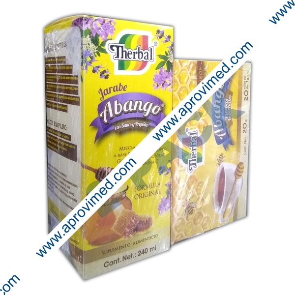 ABANGO con sauco y propóleo JARABE 240 ML+INFUSIÓN Hierbas Invernales c/20 sobre