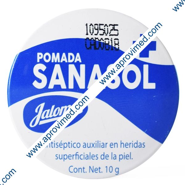 SANASOL POMADA Lata c/10 G.