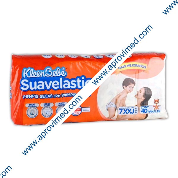 KLEENBEBÉ SUAVELASTIC EX-EX-JUMBO (Etapa 7 / +17 Kg.) c/40 Pzs.