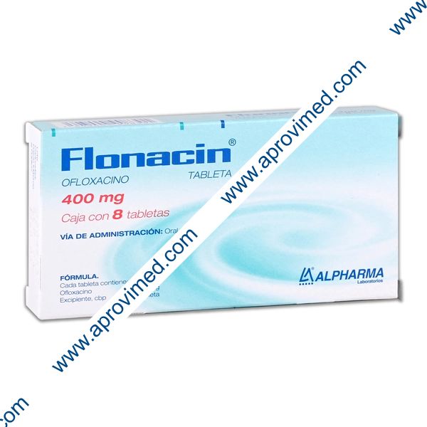 FLONACIN c/8 TABS. 400 MG.