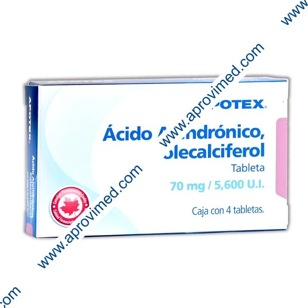 ÁCIDO ALENDRÓNICO/COLECALCIFEROL c/4 TABS. 70 MG/5600 U.I.