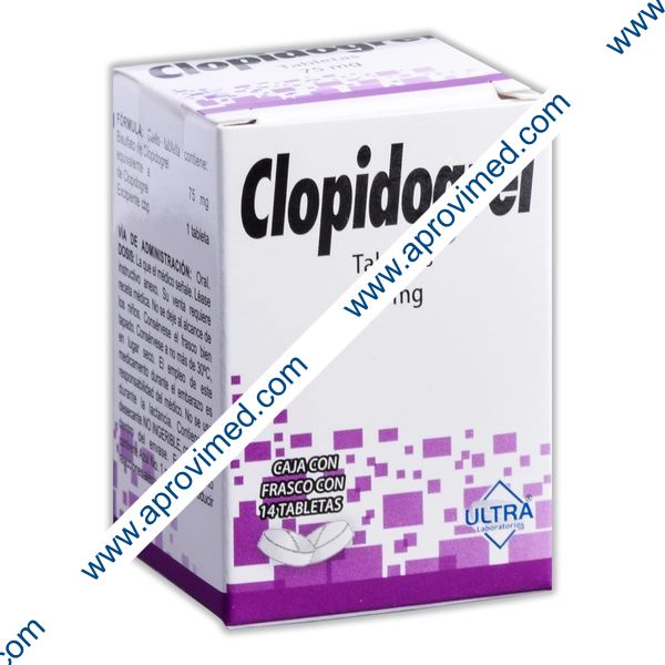 CLOPIDOGREL (Ultra) c/14 TABS. 75 MG.
