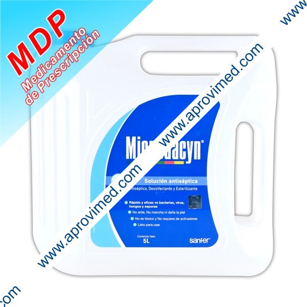 MICRODACYN SOL. ANTISÉPTICA Envase 5 L. 55 PPM.