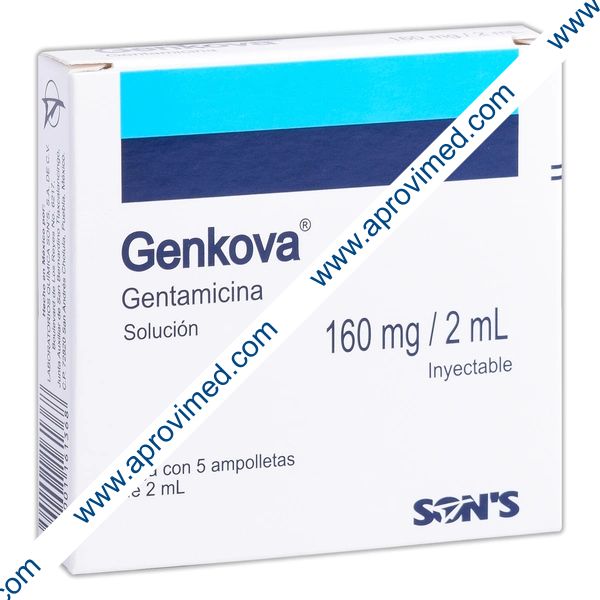 GENKOVA Sol. Iny. c/5 AMPTAS. 160 MG/2 ML.