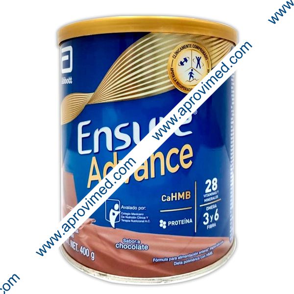 ENSURE ADVANCE Sab. Chocolate LAT. 400 G.