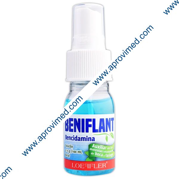 BENIFLANT SOL. BUCAL Fco. Atomizador c/30 ML. 0.15 G/100 ML.