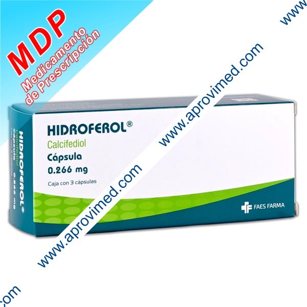 HIDROFEROL c/3 CÁPSULAS 0.266 MG.