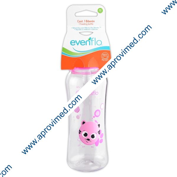 BIBERÓN "Pets" c/MAMILA 8 OZ/240 ML.