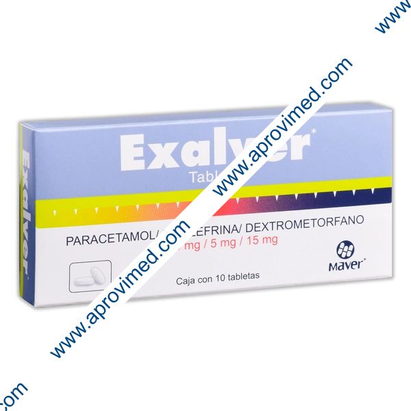 EXALVER (PFD) c/10 TABS. 500/5/15 MG.