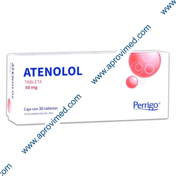 ATENOLOL (Perrigo) c/30 TABS. 50 MG.