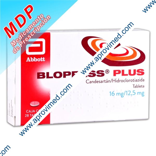BLOPRESS PLUS c/28 TABS. 16 MG/12.5 MG.