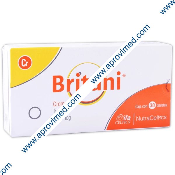 BRITANI c/30 TABS. 200 MCG.