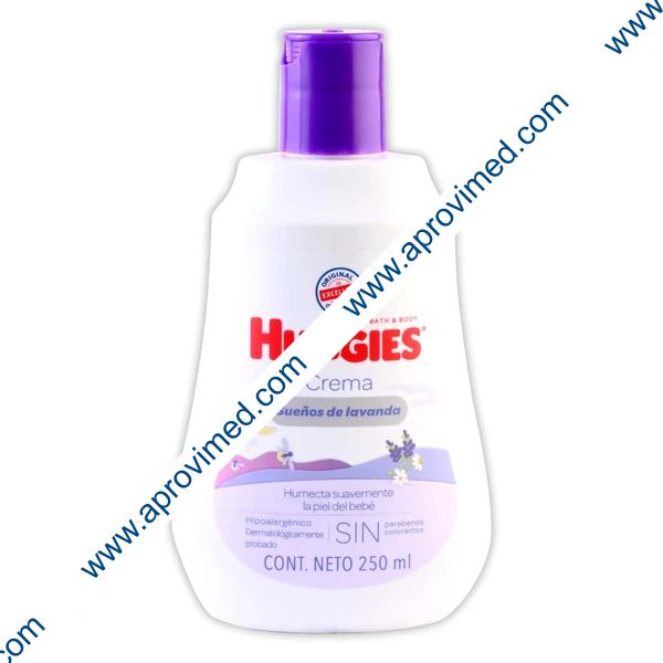 HUGGIES Sueños de Lavanda CREMA Fco. c/250 ML.