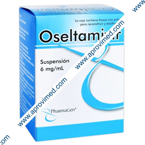 OSELTAMIVIR (PharmaGen) SUSP. Fco. 60 ML. 6 MG/1 ML.