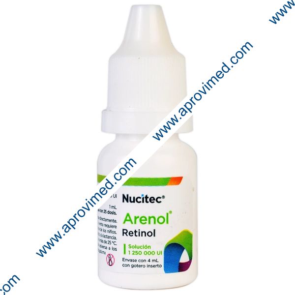 ARENOL SOL. Fco. Gotero 4 ML. 1´250,000 UI/1 ML.