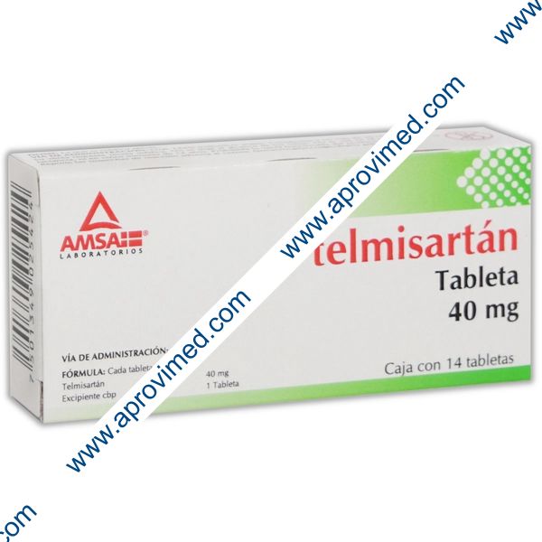 TELMISARTÁN (Amsa) c/14 TABS. 40 MG.