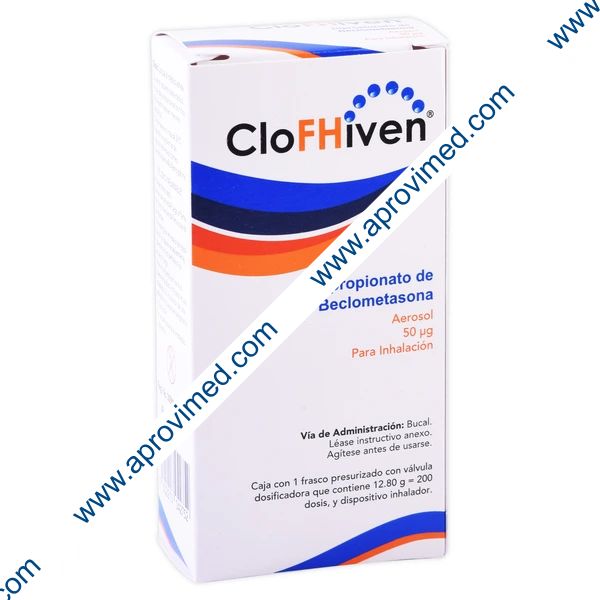 CLOFHIVEN AEROSOL p/Inhalación c/200 DOSIS 50 MCG.