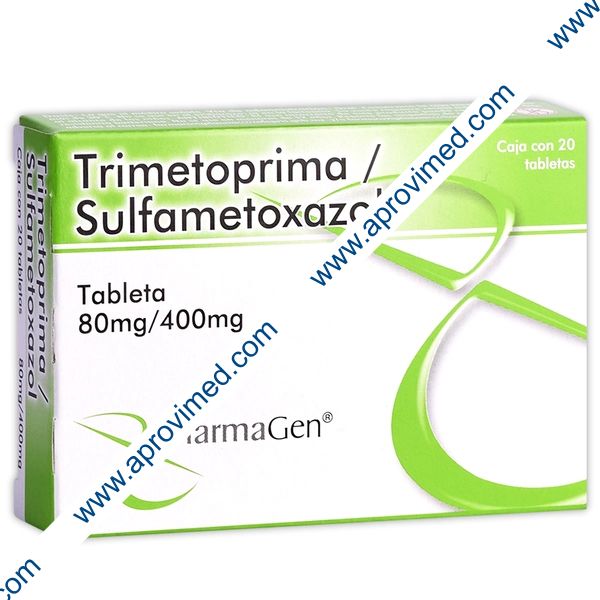 TRIMETOPRIMA/SULFAMETOXAZOL (Pharmagen) c/20 TABS. 80/400 MG.