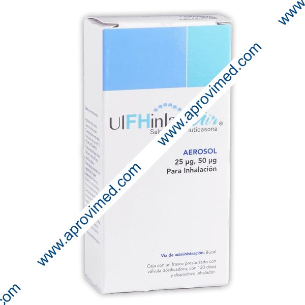 ULFHINLAS AIR AEROSOL p/Inhalación Fco. 120 Dosis 25-50 MCG.
