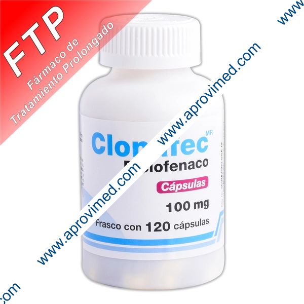 CLONAFEC c/120 CAPS. 100 MG.