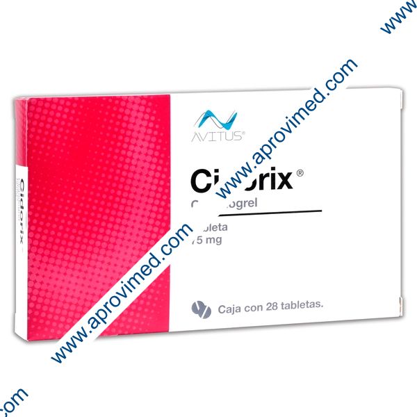 CIDORIX c/28 TABS. 75 MG.