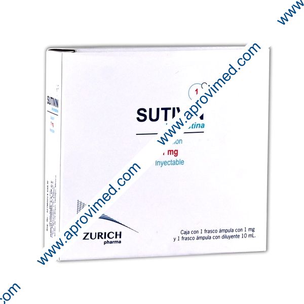 SUTIVIN Sol. Iny. c/1 FCO. AMP. 1 MG.