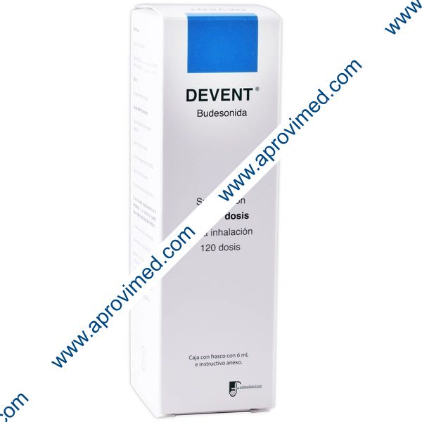 DEVENT SUSP. NASAL p/Inhalación Fco. 6 ML. c/120 Dosis 64 MCG.
