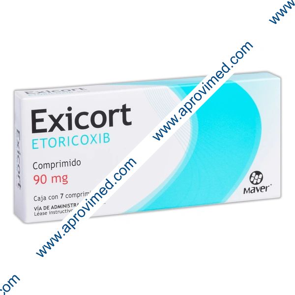 EXICORT c/ 7 COMPS. 90 MG.