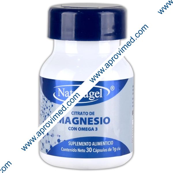 MAGNESIO CON OMEGA-3 (Naturagel) c/30 CAPS. 1 G.