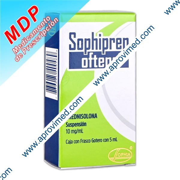 SOPHIPREN OFTENO Sol. Oftálmica Fco. Gotero 5 ML. 10 MG/1 ML.