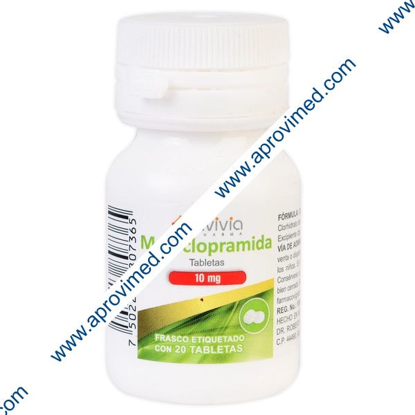 METOCLOPRAMIDA (Avivia) c/20 TABS. 10 MG.