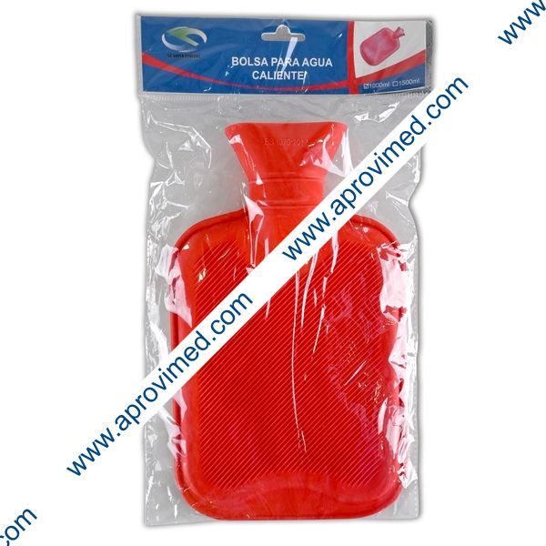 BOLSA DE HULE PARA AGUA CALIENTE (Super Confort) Cap. 1.0 LT. c/1 Pza.