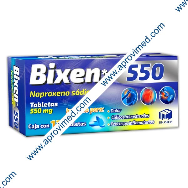 BIXEN c/12 TABS. 550 MG.