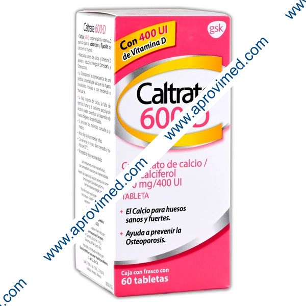 CALTRATE 600+D c/60 TABS. 600 MG/400 UI.