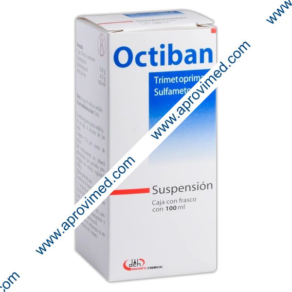 OCTIBAN SUSP. Fco. 100 ML. 40-200 MG/5 ML.