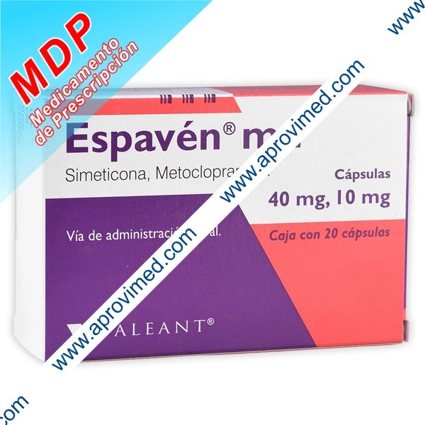 ESPAVÉN MD c/20 CAPS. 40/10 MG.