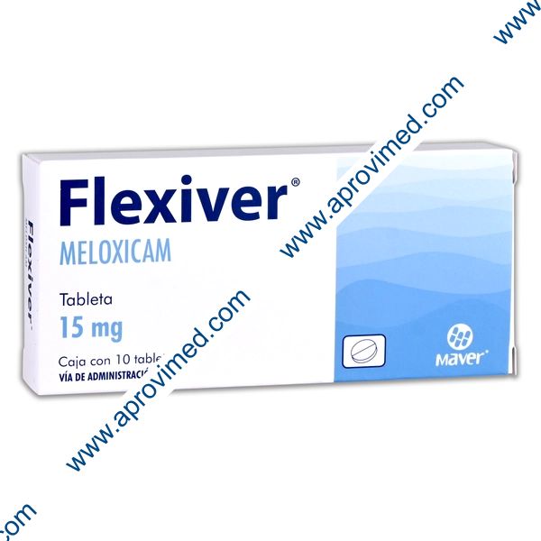 FLEXIVER c/10 TABS. 15 MG.