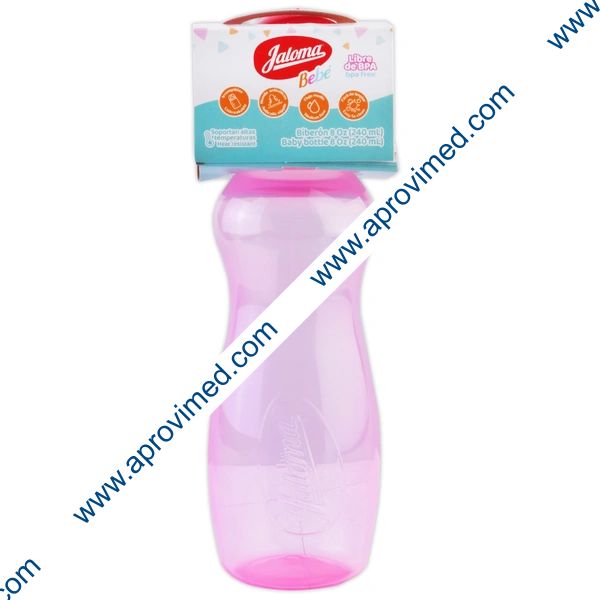BIBERÓN SILUETTE Niña c/MAMILA 8 OZ/240 ML.