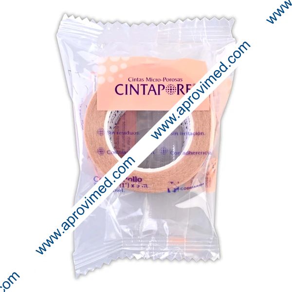 CINTAPORE Rollo Col. Piel A: 2.5cm (1"); L: 5m. Bolsa c/1 Pza.