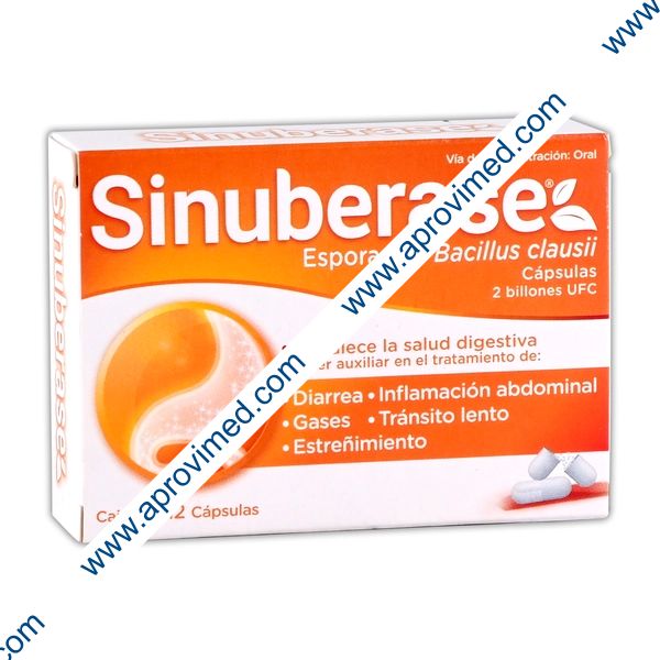 SINUBERASE c/12 CAPS. 2 BILLONES UFC.