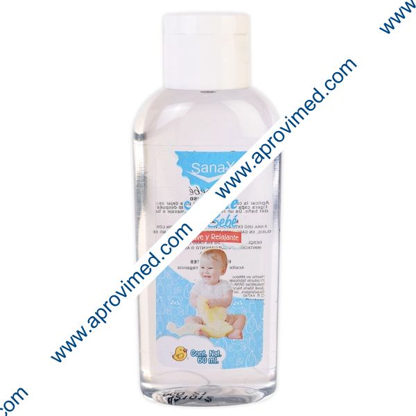 ACEITE PARA BEBÉ (Sanax) Fco. c/ 60 ml.
