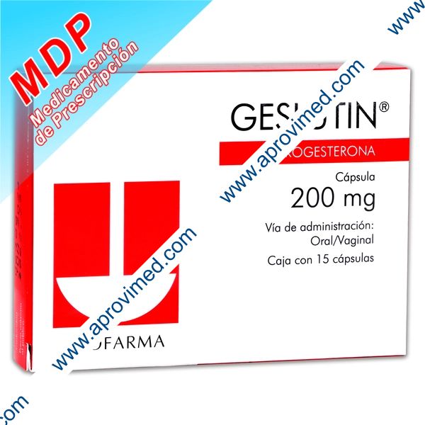 GESLUTIN c/15 CAPS. 200 MG.